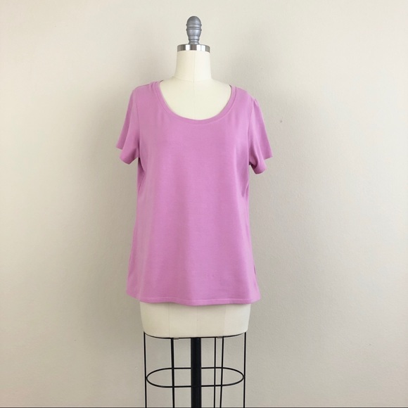 Eileen Fisher Tops - Eileen Fisher Organic Cotton Short Sleeve Tee
